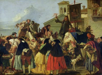 Der Zahnzieher, ca. 1754 von Giovanni Domenico Tiepolo